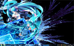 初音未来win7可爱主题包（包含11款精选初音主