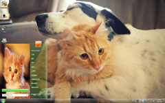 萌宠乐园win7主题