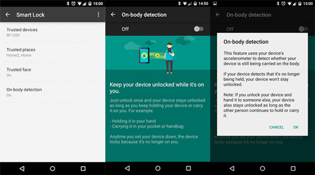 Android新功能：随身携带可保持解锁状态 