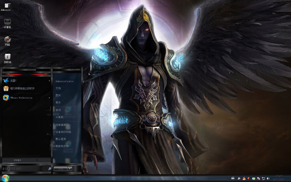 神魔传win7游戏黑色壁纸 