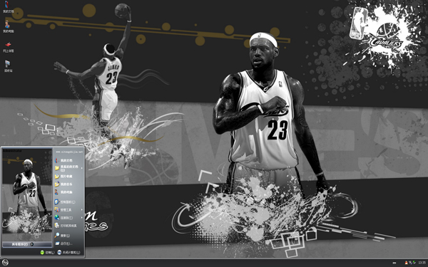  NBA球星詹姆斯xp主题