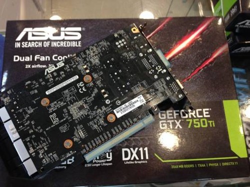 低耗高能 华硕圣骑士GTX750TI显卡仅1049元 