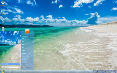 清爽碧海蓝天win7主题