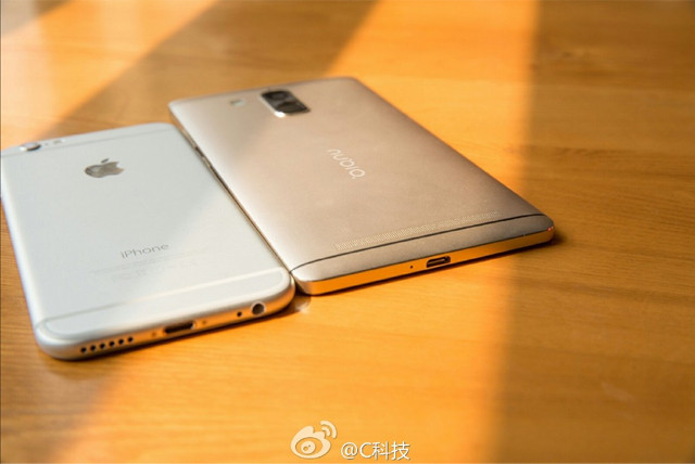 疑似nubia Z9真机曝光 真是无边框设计？ 