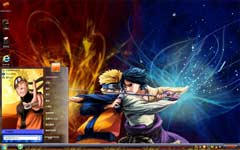 3D火影忍者win7动漫主题