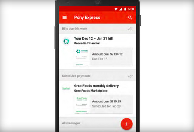 谷歌将推出Gmail支付服务Pony Express 