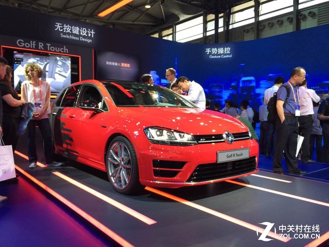 大众发高尔夫R Touch概念车：可手势操作 