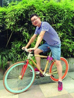 自制竹子自行车 地球人挡不住IT男了 